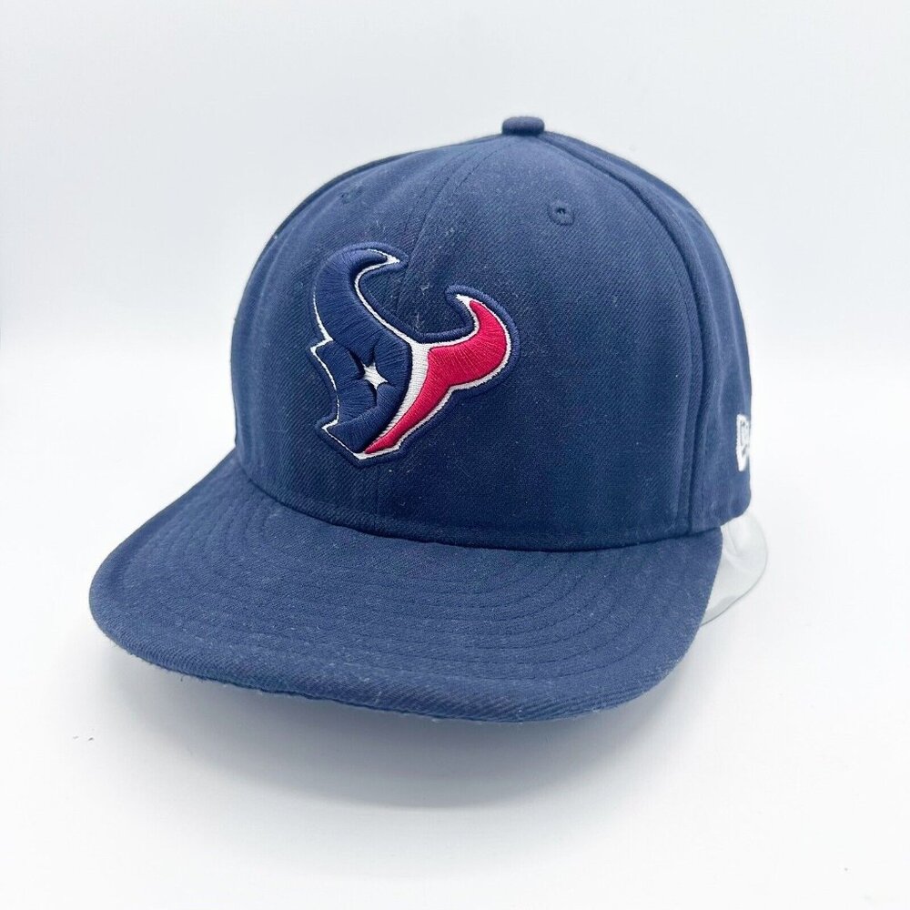 New Era 59Fifty NFL Houston Texans On Field Sideline Cap Navy Blue Hat Sz 7-1/4